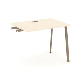 Офисная мебель Estetica Стол приставка к опорным тумбам ES.SPR-1-LP Сатин/Латте металл 980x730x750