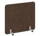 Офисные перегородки R-line Перегородка на роликах DP.R-140-120 Венге/Серый металл 1400х18х1200