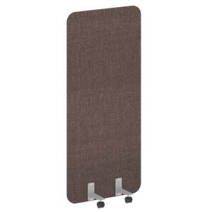 Офисные перегородки R-line soft Перегородка на роликах AP.R-80-180 Romeo 03/Серый металл 800х18х1800