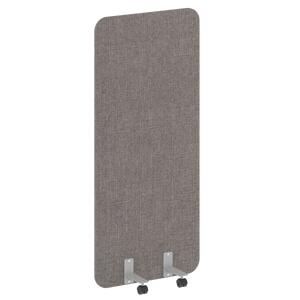 Офисные перегородки R-line soft Перегородка на роликах AP.R-80-180 Romeo 03/Серый металл 800х18х1800