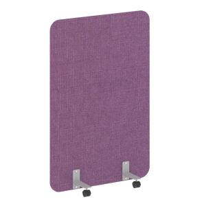Офисные перегородки R-line soft Перегородка на роликах AP.R-100-150 Romeo 04/Серый металл 1000х18х1500