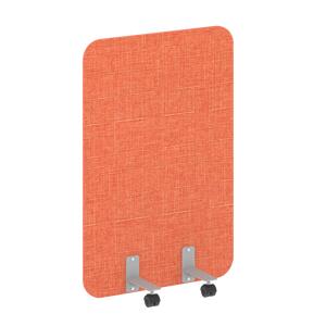 Офисные перегородки R-line soft Перегородка на роликах AP.R-80-120 Romeo 10/Серый металл 800х18х1200