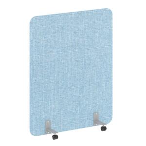 Офисные перегородки R-line soft Перегородка на роликах AP.R-120-150 Romeo 02/Серый металл 1200х18х1500