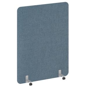 Офисные перегородки R-line soft Перегородка на роликах AP.R-136-180 Romeo 03/Серый металл 1360х18х1800