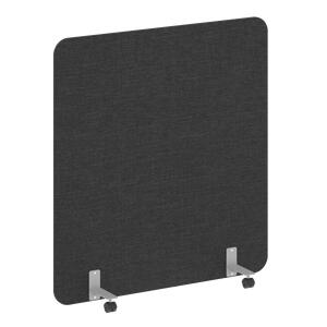 Офисные перегородки R-line soft Перегородка на роликах AP.R-136-150 Romeo 06/Серый металл 1360х18х1500