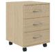 Офисная мебель Simple Тумба подкатная SC-3M.1 Легно светлый 412х450х566