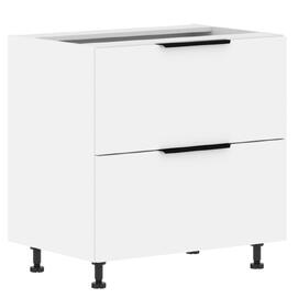 Модульная кухня AlvaLine Шкаф напольный с ящиками IBIZA MOB 8082.1P Белая эмаль/ Белый 800х560х820