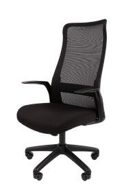 Офисное кресло Chairman 573 00-07100627 Ткань черная/Сетка черная