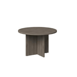 Офисная мебель New Line Стол для переговоров NLN36370103 Дуб шамони темный/Бежевый 1200х1200х750