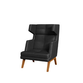 Мягкое кресло с высокой спинкой Artis ART37340001 Ткань Черный 800x940x1170