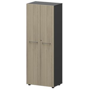 Кабинет руководителя Кортез Шкаф для одежды KZS-46 Кронберг/Графит 598х380х1595