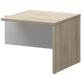 Кабинет руководителя Кортез Бриф-приставка KZB-09 Кронберг/Белый 900х900х750
