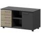 Кабинет руководителя Кортез Креденция левая KZT-62L Кронберг/Графит 1200х568х648