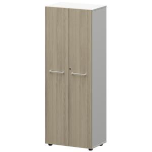Кабинет руководителя Кортез Шкаф для одежды KZS-46 Дуб венге/Графит 598х380х1595