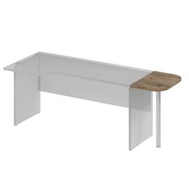Офисная мебель Vasanta Приставка стола (без опоры) V-80 Дуб Самдал 600х400х25