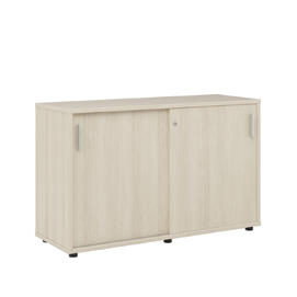 Офисная мебель Trend Тумба с раздвижными фасадами TRD29634802 Светлый дуб 123x43x75