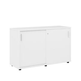 Офисная мебель Trend Тумба с раздвижными фасадами TRD29634804 Белый 123x43x75