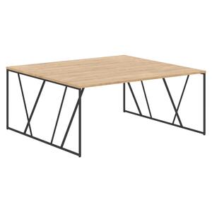 Офисная мебель Loftis Стол двойной LWST 1716 Сосна эдмонт/Черный 1760х1606х750