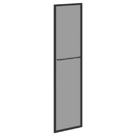 Офисная мебель Loftis Дверь стеклянная в черной рамке LMRG 40-1(L) Тонированная бронза 394х20х1470
