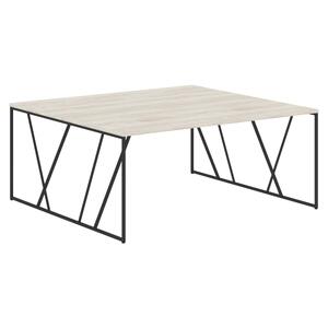 Офисная мебель Loftis Стол двойной LWST 1716 Сосна эдмонт/Черный 1760х1606х750
