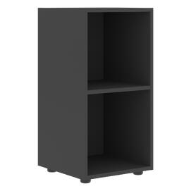 Офисная мебель Forta Стеллаж узкий низкий FLC 40 Черный Графит 399х404х801