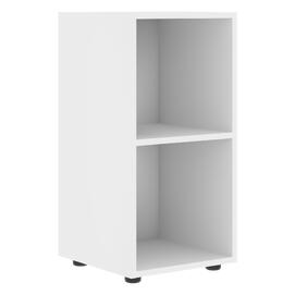 Офисная мебель Forta Стеллаж узкий низкий FLC 40 Белый Премиум 399х404х801