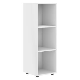 Офисная мебель Forta Стеллаж узкий средний FMC 40 Белый Премиум 399х404х1197