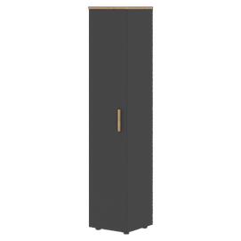 Офисная мебель Forta Шкаф колонка с глухой дверью FHC 40.1(L) Дуб Гамильтон/Черный Графит 404х429х1983