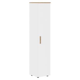 Офисная мебель Forta Шкаф колонка с глухой дверью FHC 40.1(R) Дуб Гамильтон/Белый Премиум 404х429х1983
