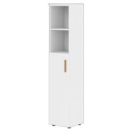 Офисная мебель Forta Шкаф колонка с глухой средней дверью FHC 40.6(L) Белый Премиум 404х429х1983