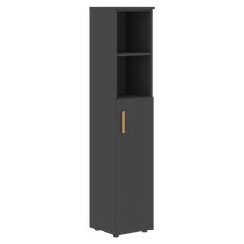 Офисная мебель Forta Шкаф колонка с глухой средней дверью FHC 40.6(R) Черный Графит 404х429х1983