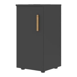Офисная мебель Forta Шкаф колонка с глухой малой дверью FLC 40.1(L) Черный Графит 404х429х819