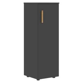 Офисная мебель Forta Шкаф колонка с глухой средней дверью FMC 40.1(R) Черный Графит 404х429х1215
