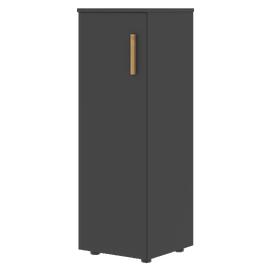 Офисная мебель Forta Шкаф колонка с глухой средней дверью FMC 40.1(L) Черный Графит 404х429х1215