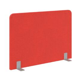 Настольные экраны Rand Acoustic Экран торцевой XASP 860.1 Ткань 26-22 (Красная) 860х30х600
