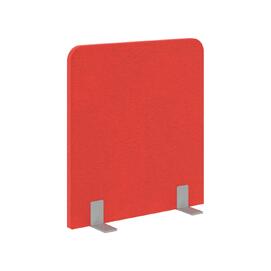Настольные экраны Rand Acoustic Экран торцевой XASP 560.1 Ткань 26-22 (Красная) 560х30х600