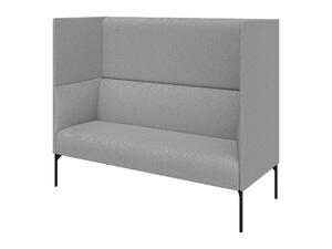 Модуль двухместный высокий левый БРИДЖ Brd2HL Рогожка Sweet grey серый 1225х710х1350