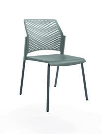 Офисный стул REWIND Каркас черный/сиденье, спинка Пластик gray 500x555x830