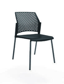 Офисный стул REWIND Kаркас черный/сиденье, спинка Пластик black 500x555x830