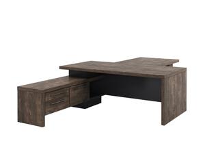 Кабинет руководителя Torston Cтол руководителя с брифингом Т-820Л.0000 Дуб Бунратти/Антрацит 2000x3150x750