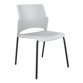 Офисный стул RESTART Каркас черный/сиденье, спинка Пластик gray 500x555x830