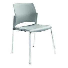 Офисный стул RESTART Каркас хром/сиденье, спинка Пластик gray 500x555x830