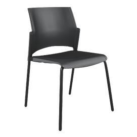 Офисный стул RESTART Каркас черный/сиденье, спинка Пластик black 500x555x830