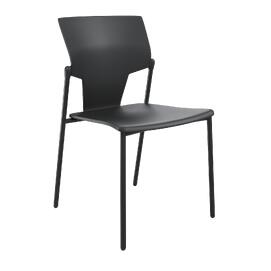 Офисный стул AKTIVA Каркас черный/сидение, спинка Пластик black 458x500x818