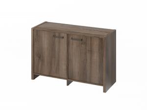 Кабинет руководителя Festus Тумба 2-х секционная FB-12-02.D Хромикс Белый 1222x460x806