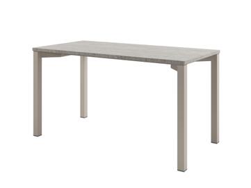 Офисная мебель Solution Стол одиночный на металлокаркасе D-31 Бетон Чефалу/Кашемир 1400x700x750