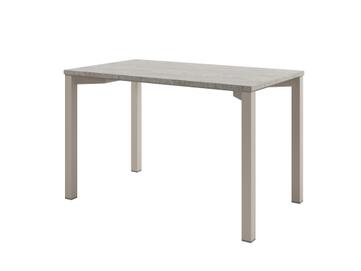 Офисная мебель Solution Стол одиночный на металлокаркасе D-30 Бетон Чефалу/Кашемир 1200x700x750