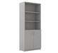 Офисная мебель Simple Шкаф полуоткрытый SR-5W.5 Серый 770х375х1817