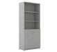 Офисная мебель Simple Шкаф полуоткрытый SR-5W.5 Серый 770х375х1817