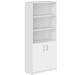 Офисная мебель Simple Шкаф полуоткрытый SR-5W.5 Белый 770х375х1817